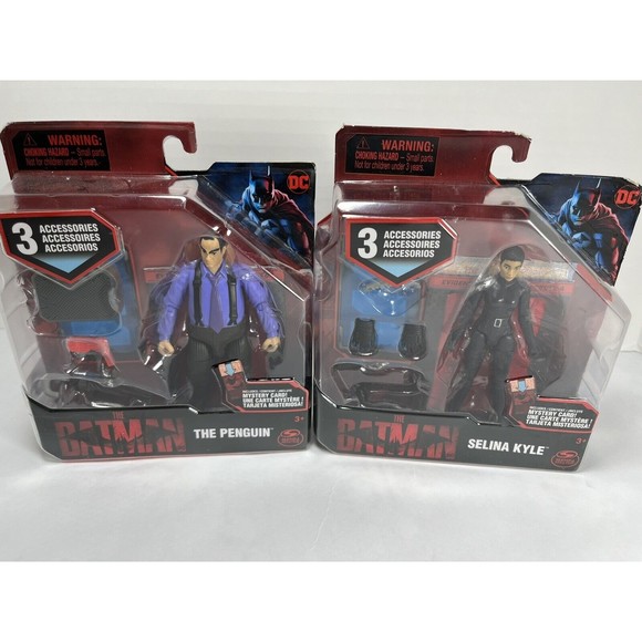 Spin Master DC The Batman - Selina Kyle and The Penguin 4" Action Figure - Picture 1 of 12